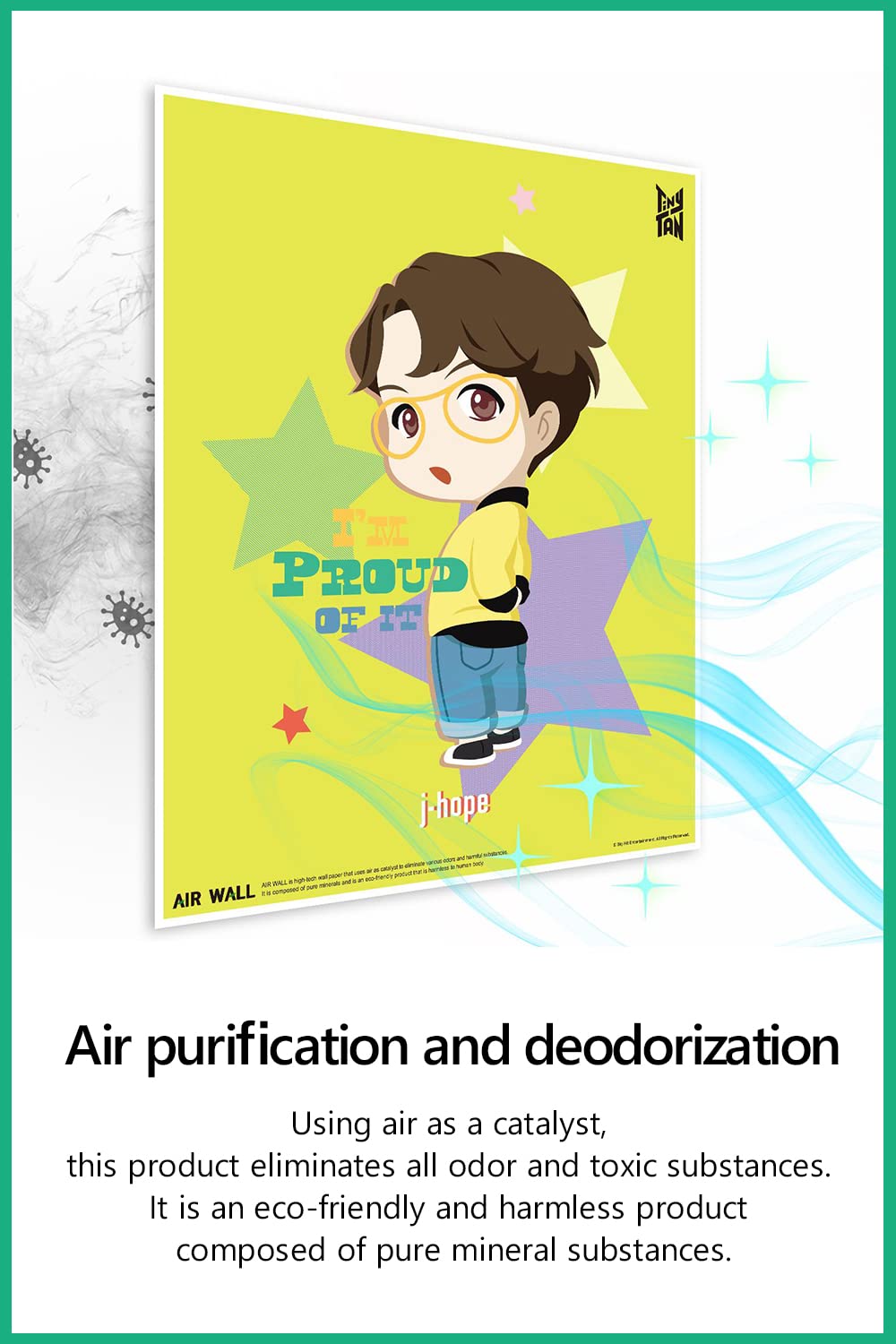 Amazon.com: DYNAMART BTS TinyTAN j-hope Wall Posters Art Poster